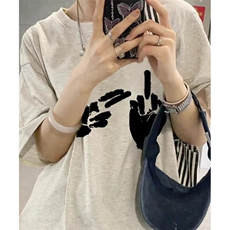 正肩硬挺短袖T恤男260G重磅潮牌宽松纯棉半袖inst恤TD044，男装T恤，星座1116A（原606A-3）