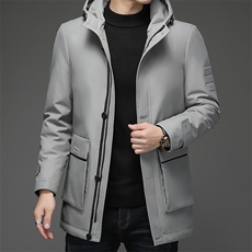 V3587钱塘2020-3冬季厚款商务休闲中年男士80鸭绒羽绒服P230，男装羽绒服，钱塘207-3