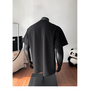 XZ809A/WWWT02/特P19/控38   重磅空气层美式复古圆领T恤图片