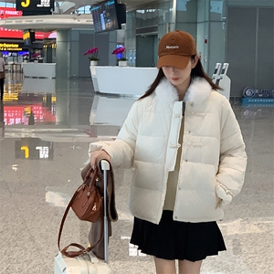 CC084-P100 新中式风盘扣棉服女冬季新款短款面包服外套棉衣潮图片