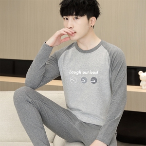 秋衣秋裤男士保暖内衣秋冬季薄款抗菌莱卡棉套装TZ3602-P50图片