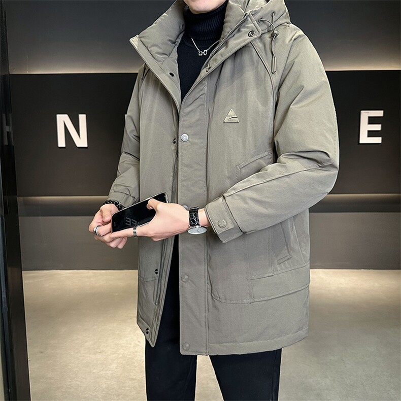 数据款标90中长款男士羽绒服2025冬季新款B240-YR99656-P365，男装羽绒服，电商B240