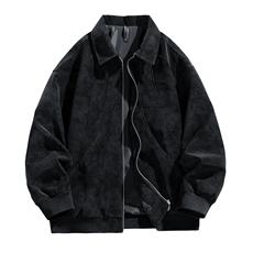 2026春季新款皮衣夹克男青少年学生潮流麂皮外套，男装皮衣，星座1206-1（原A206-1）