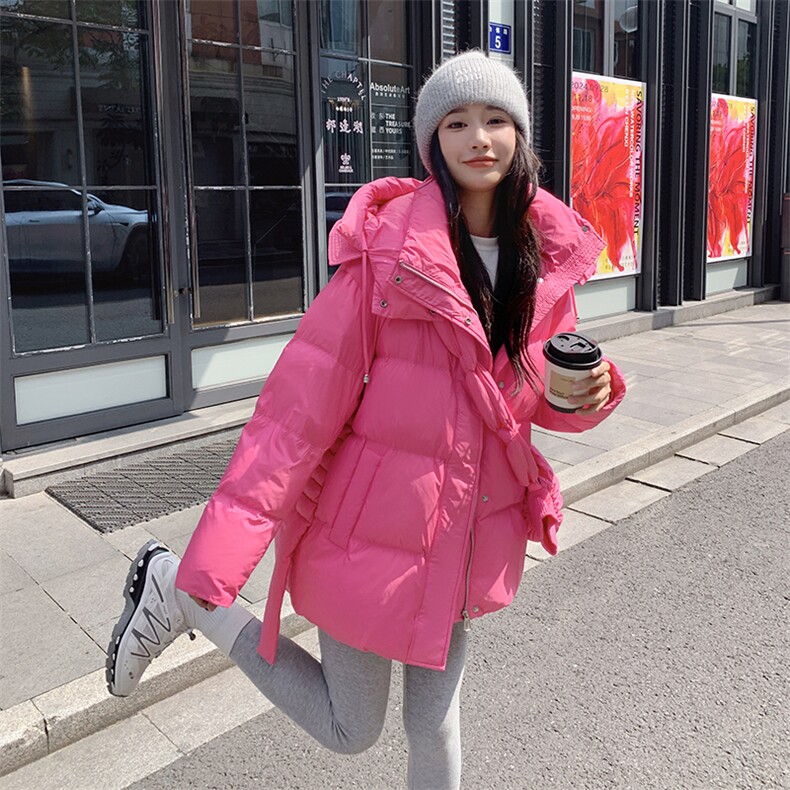 新品2025标90%白鸭绒羽绒服2C116-6858-P425-K598,女装羽绒服,2C116