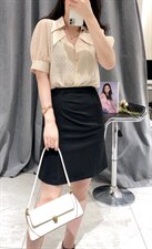 推荐衬衣 黑色、杏色，其它，卡希妮(5F)