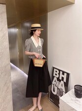 复古盘扣短宽上衣，其它，泰靡(1F)