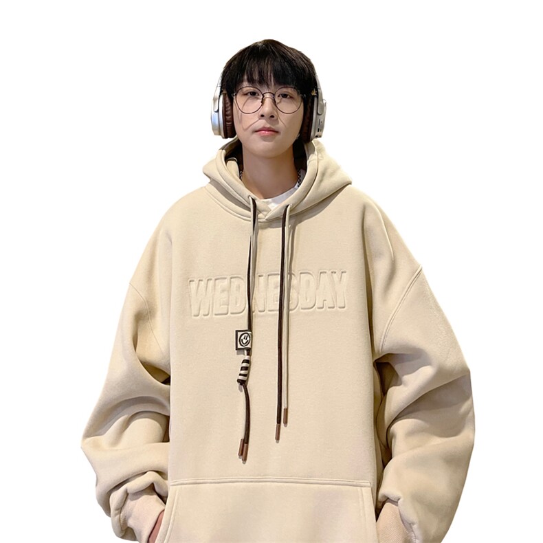 抖音品质港风重磅工艺烫印潮流立体钢印字母卫衣LMWY03-P55,男装卫衣,电商B325
