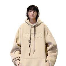 抖音品质港风重磅工艺烫印潮流立体钢印字母卫衣LMWY03-P55，男装卫衣，电商B325