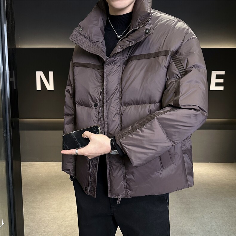 冬季男士新品微阔面包服大码羽绒服【标50】图片