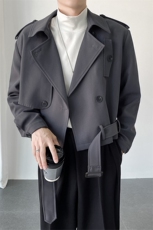 春秋季男休闲夹克薄款高街情侣装男女风衣夹克外套9011-特P75，男装夹克，电商A236