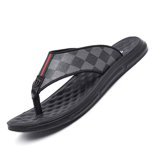 x2579-p85夏季2024新款户外沙滩男士凉鞋潮流韩版个性人字拖鞋图片