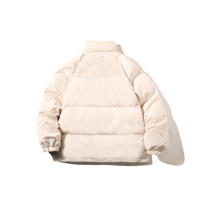 白底白鸭绒冬季新款宽松印花保暖立领羽绒服外套YR110P225K298,男装羽绒服,电商A247-1