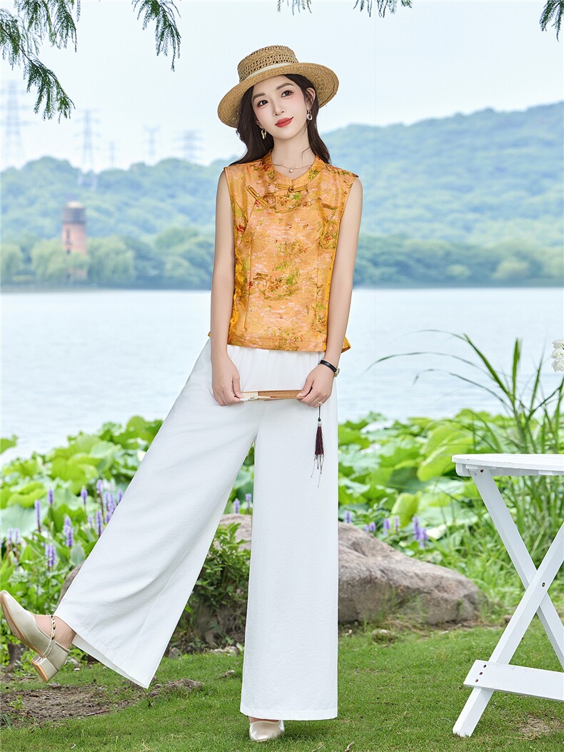 现货！2026年夏季新中式G凤套装,女装套装/套裙,衣之秀