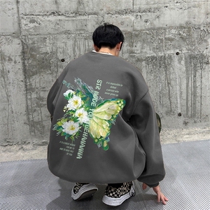 抖音供货、复合重磅360克现货圆领卫衣宽松 D223A-YL2347-特P28图片