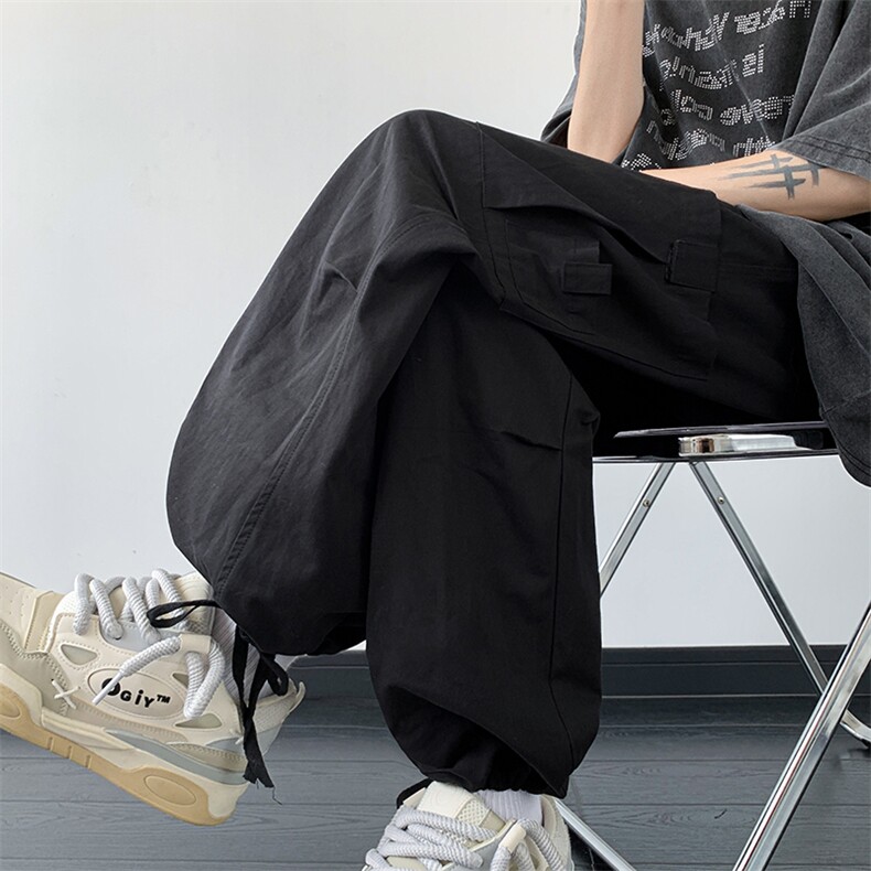 B221 美式ins街头hiphop宽松工装休闲裤子 LK23122-P65 控88图片