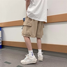 2024夏季潮牌工装短裤男港风ins宽松百搭五分裤现货K7881-P28，男装牛仔裤，星座512-3