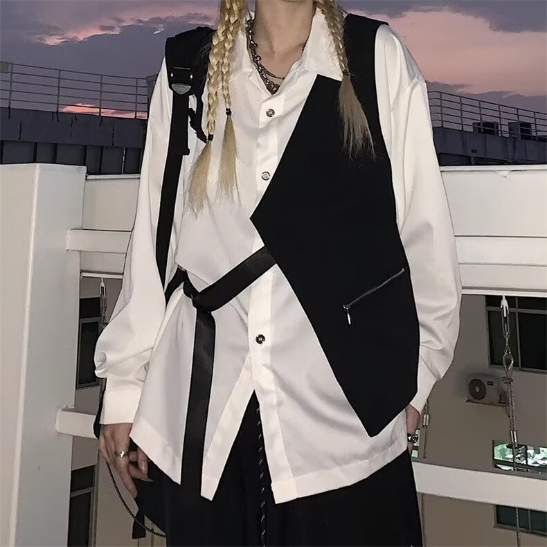 百搭新款衬衫女时尚日系原宿潮流气质流行文艺慵懒简约JCS210,男装衬衫,星座208-5