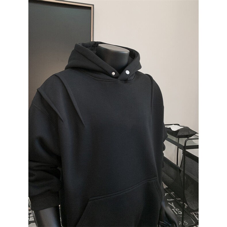 XZ809A/5WW01/P55/控78华棉设计感连帽绣花卫衣，男装卫衣，星座809A(原222-1)