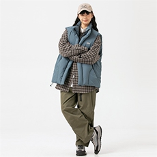 2026冬季新款男日系潮牌立领白鸭绒羽绒服马甲加厚外套YR08-F173，男装羽绒服，电商A101（原外27）