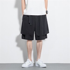 DSA203-K15特p45风夏季男士棉麻休闲裤棉麻短裤五分中裤，男装牛仔裤，星座815（原A203）