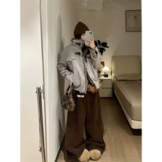 2025新款冬季棉服棉衣男生加厚保暖面包服运动休闲潮牌帅气外套，男装棉衣，四季星座505