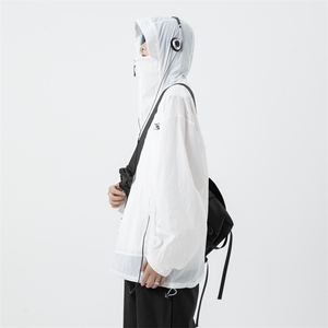 MA290-P57双拉链机能户外轻薄薄款凉感印花防晒衣夹克男女同款