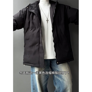 现货高品质美式高街冬季重磅三防加厚羽绒棉衣厚外套面包棉服图片