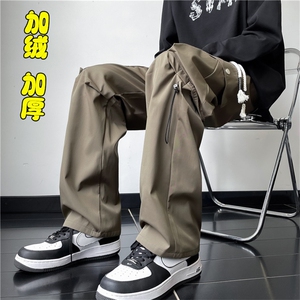 工装裤男秋冬季户外机能冲锋裤加绒加厚休闲裤K452-P40加绒P45图片