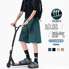 特批P25无差价夏季美式格纹透气网眼纯色百搭大码短裤男DK5890，男装休闲裤，电商A001