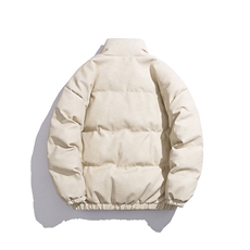 白底PU皮复古做旧双侧金属拉链设计夹克式棉衣男MY77092P130控198，男装夹克，星座227-7