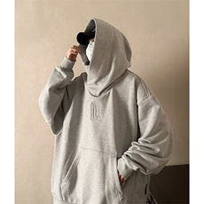 高街vibe美式重工业机能风卫衣男款重磅潮牌连帽外套W4465-P46，男装卫衣，星座412-2