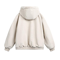 现货高品质美式高街冬季重磅座山雕大毛毛领pu皮棉衣男女加厚外套，男装皮衣，电商A443