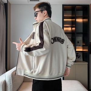 店主风外套男2023新款秋季潮流百搭宽松棒球服夹克上衣JK0295-P90