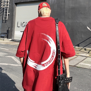夏季新款潮牌印花重磅纯棉短袖T恤 XZ604-DT213-P35控48图片