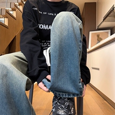 供抖音7个高点击秋冬百搭休闲牛仔裤X416B-1-NH930-特p45限价78，男装牛仔裤，星座416B-1