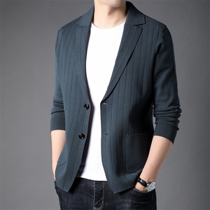 男士2023年春秋季新款长袖针织开衫青年休闲外套服装FF8003-P85,印度舞蹈服装搭配图片