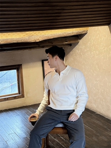 抖音程南同款V领毛衣针织衫套头打底衫 D1178-P68图片