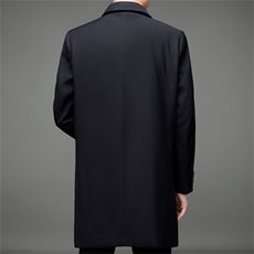 BAMJ8608春秋款商务精品男士派克风衣中长款简约大气高端P170，男装风衣，钱塘207-2