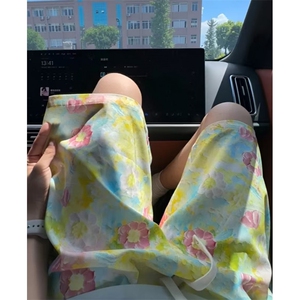 夏威夷油画风小花短裤，网图-A061-AD01611-特P30图片