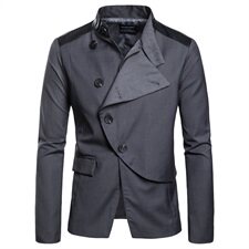 欧码2021春秋季新款外贸男装西服外套休闲单西1812-XF003P90，男装西服，星座1812