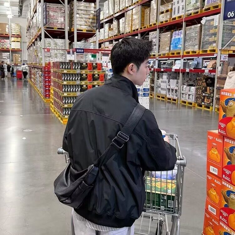 冲锋飞行员夹克高级感cleanfit外套男春秋潮牌设计百搭棒球服JK36,男装夹克,星座516A