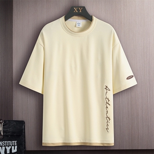 冰氧仿棉短袖木板挂拍体恤夏季休闲百搭刺绣男上衣TC3146-P25控48图片