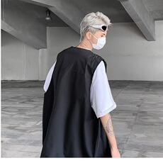 2025新款机能男士马甲多口袋外穿工装外套坎肩潮流MJ9315，男装工装外套，星座1108