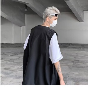 2025新款机能男士马甲多口袋外穿工装外套坎肩潮流 MJ9315图片