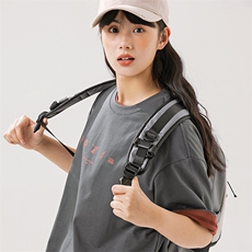 2024夏季新款男装日系潮牌纯色圆领宽松短袖休闲T恤半袖T922-F38，男装T恤，电商A101（原外27）