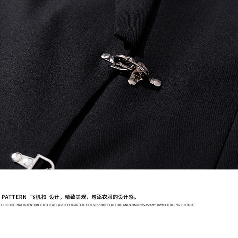 白底金属飞机扣设计西服男：95%聚酯纤维5%氨纶XF77772P95控128,男装西服,星座226-2