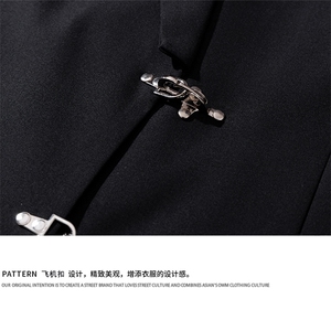白底金属飞机扣设计西服男：95%聚酯纤维 5%氨纶XF77772P95控128图片