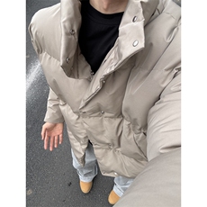 新款结构铆钉加棉加厚宽松百搭棉衣ZM087-P105，男装棉衣，星座313A(原308A-2)