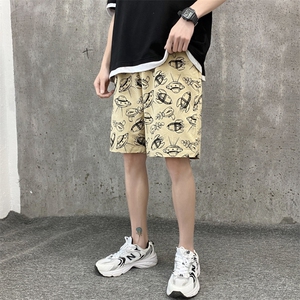 DK2001-特P19控38  高转化！夏季冰丝宽松短裤男港风五分裤休闲裤图片