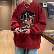 直播360克重磅美式潮牌印花卫衣Y116特P28同步供应华棉品质，男装卫衣，电商A486